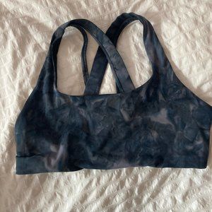 Senita XL Black Tie Dye Lotus Bra